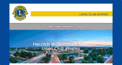 Desktop Screenshot of lions-worms.de